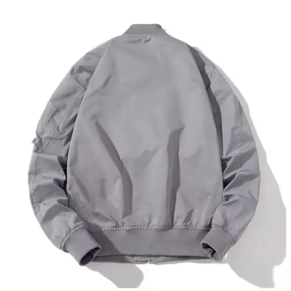 Men’s Pilot Jacket for Couples, Long Sleeve Polyester