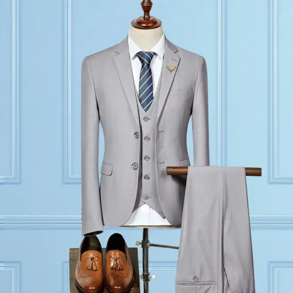 Slim Fit Wedding Suits For Men Custom Made Mens 3 Piece Suit Slim Fit Wedding Suits For Men Custom Made Mens 3 Piece Suit