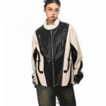 Heavy Industry Biker's Leather Jacket Men And Women