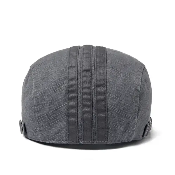 Breathable Men’s Letter Beret Sun Hat for Sunshade Breathable Men’s Letter Beret Sun Hat for Sunshade