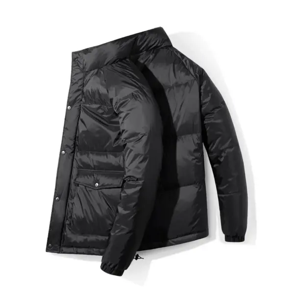 Warmth-Boosting White Duck Down Padded Jacket, Big Sizes Warmth-Boosting White Duck Down Padded Jacket, Big Sizes