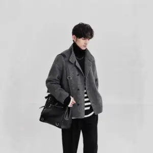 High-end Wool Coat For Men Autumn And Winter