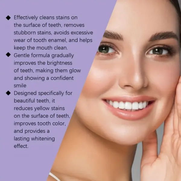 Whitening Teeth Strips Purple Teeth Strips Dry-application