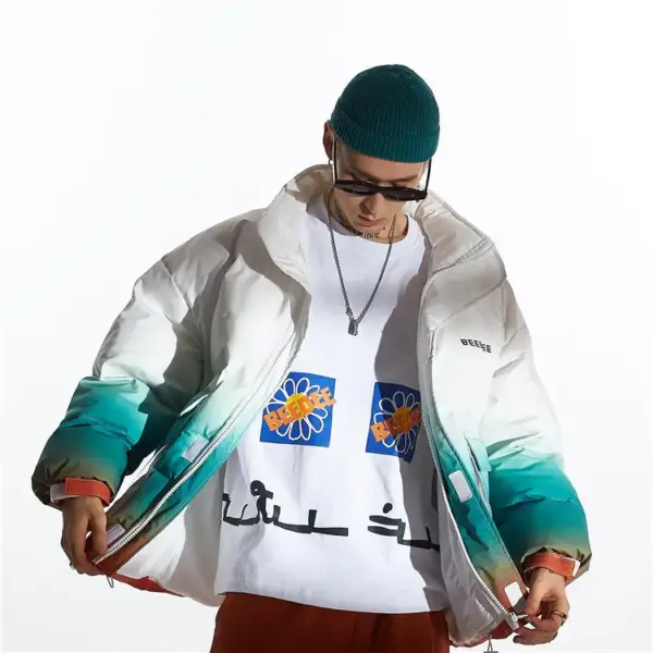Positioning Printed Three-dimensional Pocket Cotton-padded Clothes