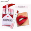 4-Color Velvet Matte Cigarette Tube Lipstick Set - Easy Apply