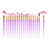 20-Piece Makeup Brush Set with 3 cm Synthetic Bristles 20-Piece Makeup Brush Set with 3 cm Synthetic Bristles