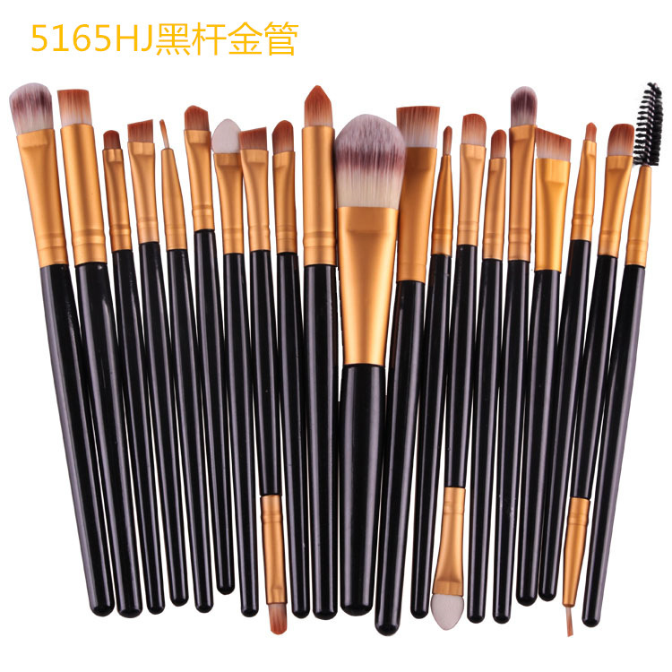 Factory direct sale MAANGE 20pcs makeup brush set with wooden handle ultralight 85g makeup tool Factory direct sale MAANGE 20pcs makeup brush set with wooden handle ultralight 85g makeup tool