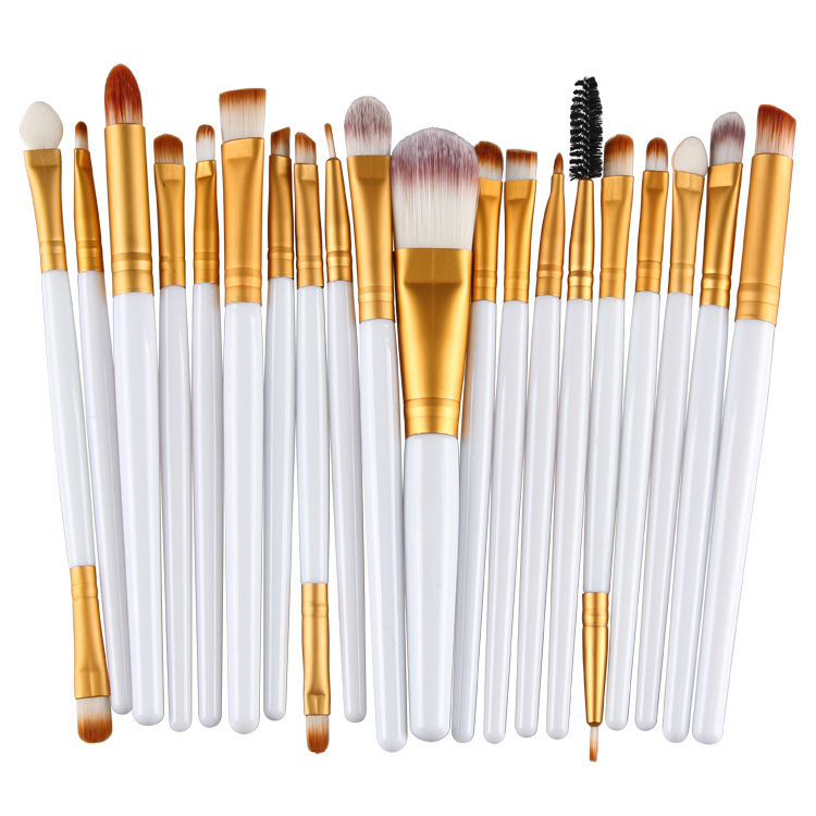 Factory direct sale MAANGE 20pcs makeup brush set with wooden handle ultralight 85g makeup tool Factory direct sale MAANGE 20pcs makeup brush set with wooden handle ultralight 85g makeup tool