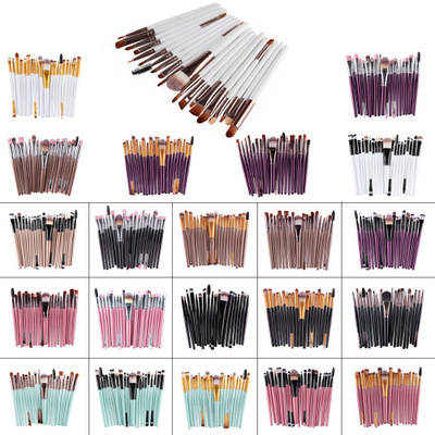 Factory direct sale MAANGE 20pcs makeup brush set with wooden handle ultralight 85g makeup tool Factory direct sale MAANGE 20pcs makeup brush set with wooden handle ultralight 85g makeup tool