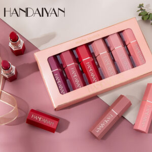 6-Piece Matte Lipstick Set with Long Shelf Life 3 Years