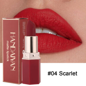 Matte Finish 6-Color Lipstick Set with 3 D Natural Look