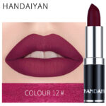 Moisturizing Matte Lipstick Set with Velvet Finish, 12 Colors