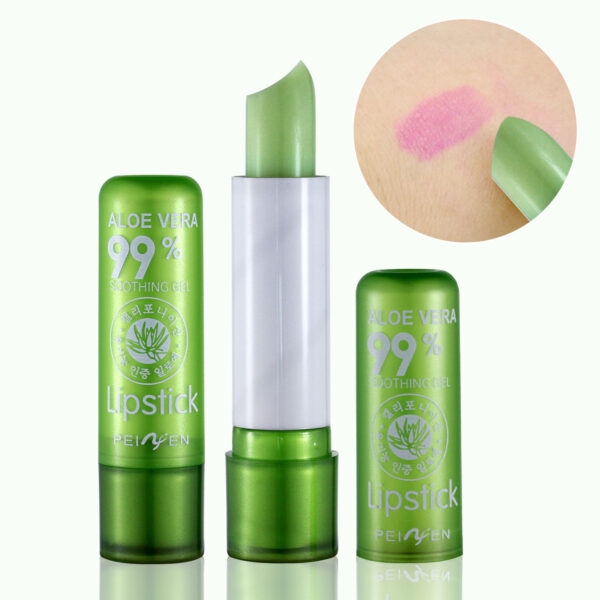 Explosive upgrade Pennyfin aloe vera color-changing lipstick rich moisturizing lasting moisturizing non-fading color-changing lipstick foreign trade Explosive upgrade Pennyfin aloe vera color-changing lipstick rich moisturizing lasting moisturizing non-fading color-changing lipstick foreign trade