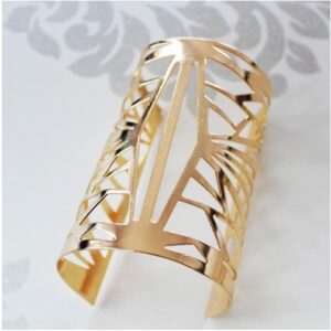 European and American fashionable bracelets, popular style hollow bracelets with exaggerated and personalized patterns