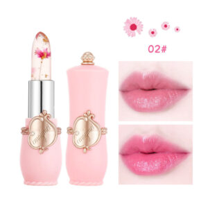 Color-Changing Flower Jelly Lipstick with Moisturizing Gel