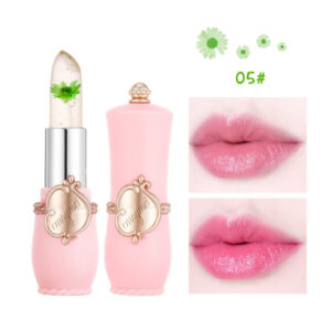 Color-Changing Transparent Dried Flower Lipstick, Moisturizing