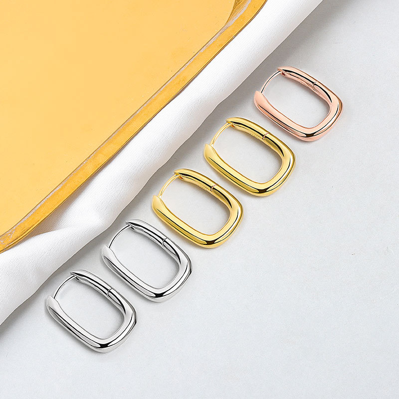 European and American fashion circle earrings, high-end earrings, feminine niche earrings, French style earrings, 2020 new trend