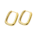 European and American fashion circle earrings, high-end earrings, feminine niche earrings, French style earrings, 2020 new trend