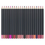 Precise 3-in-1 Lip Liner Pencil with 25 Colors - Wooden