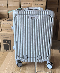 Factory wholesale 20-inch front-opening aluminum frame trolley case, stylish student carry-on suitcase with combination lock, gift set. Factory wholesale 20-inch front-opening aluminum frame trolley case, stylish student carry-on suitcase with combination lock, gift set.