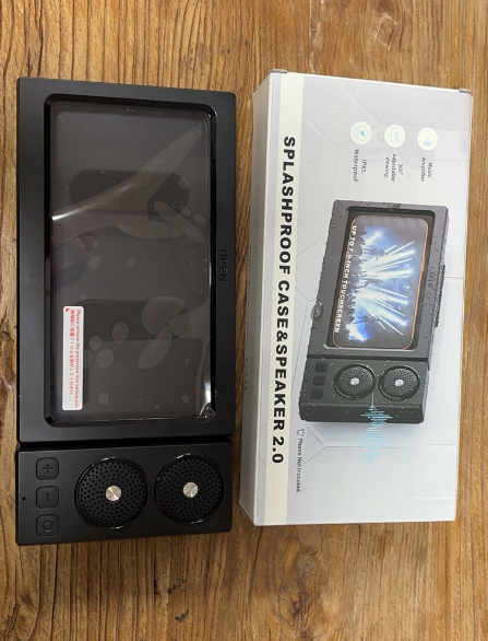 New cross-border waterproof touch screen phone case holder, shower watch-watching Bluetooth speaker New cross-border waterproof touch screen phone case holder, shower watch-watching Bluetooth speaker