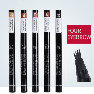 Waterproof Non-Smudged Micro-Sculpture Four-Pronged Eyebrow Pencil