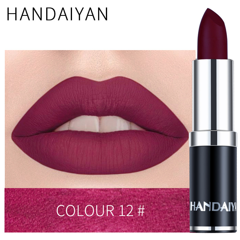 Long-Lasting Moisturizing Matte Lipstick - Velvet Finish