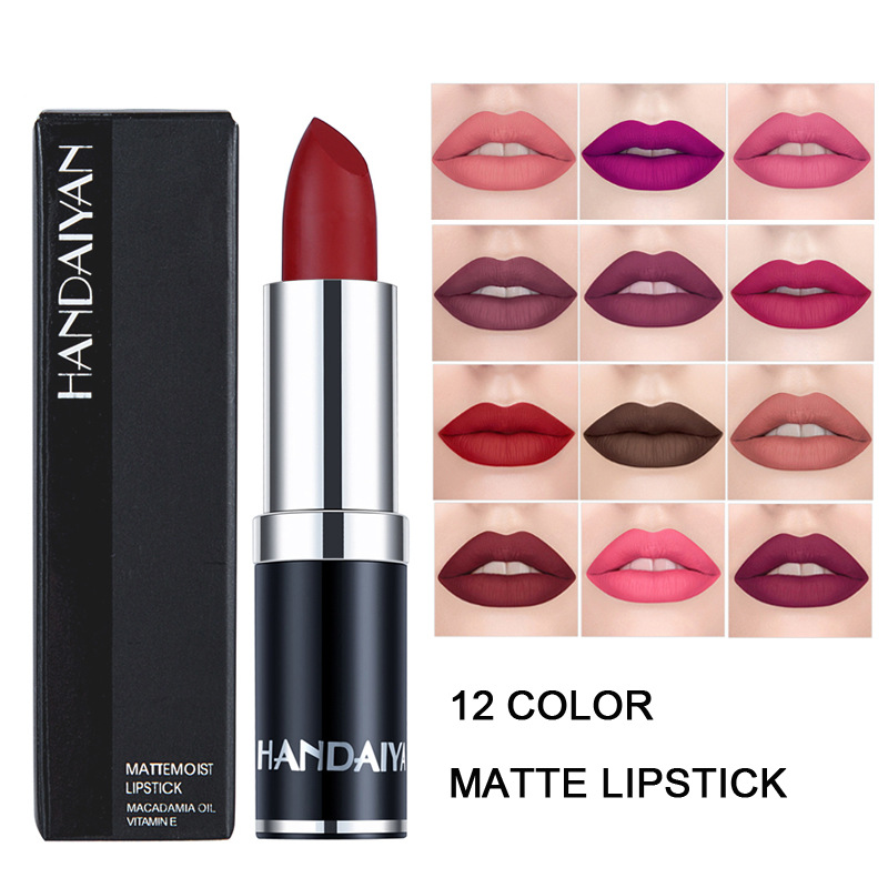 Long-Lasting Moisturizing Matte Lipstick - Velvet Finish