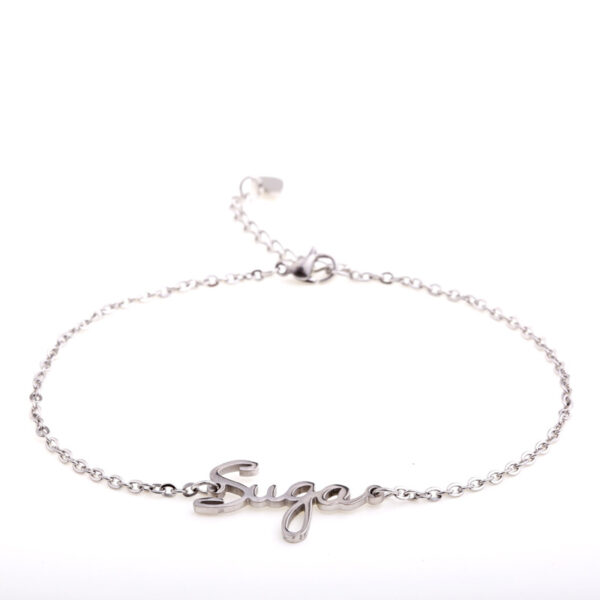 BTS Tian Junguo V Siamese Name Peripheral Simple Bracelet Birthday Gift Bracelet Anklet BTS Tian Junguo V Siamese Name Peripheral Simple Bracelet Birthday Gift Bracelet Anklet