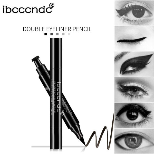 Quick-Dry Waterproof Double-Ended Eyeliner Pencil Pen Quick-Dry Waterproof Double-Ended Eyeliner Pencil Pen