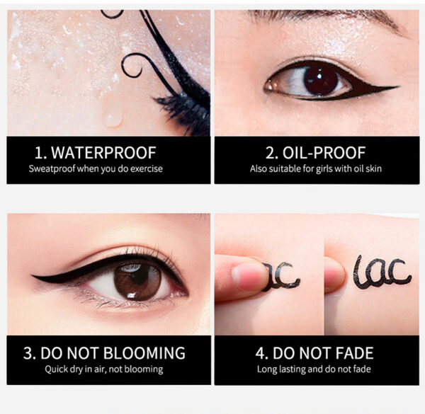 Quick-Dry Waterproof Double-Ended Eyeliner Pencil Pen Quick-Dry Waterproof Double-Ended Eyeliner Pencil Pen