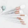New 7pcs Sliver Diamond Unicorn Crystal Makeup Brushes Set Foundation Blending Powder Eye Face Brush Makeup Tool Kit maquillaje New 7pcs Sliver Diamond Unicorn Crystal Makeup Brushes Set Foundation Blending Powder Eye Face Brush Makeup Tool Kit maquillaje