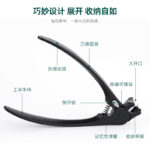 O1CN0114M7l41jfP6G7ZX6v_2220030814575-0-cib.jpg Long-Handled Curved Nail Clippers with Lock for Mess-Free Cut