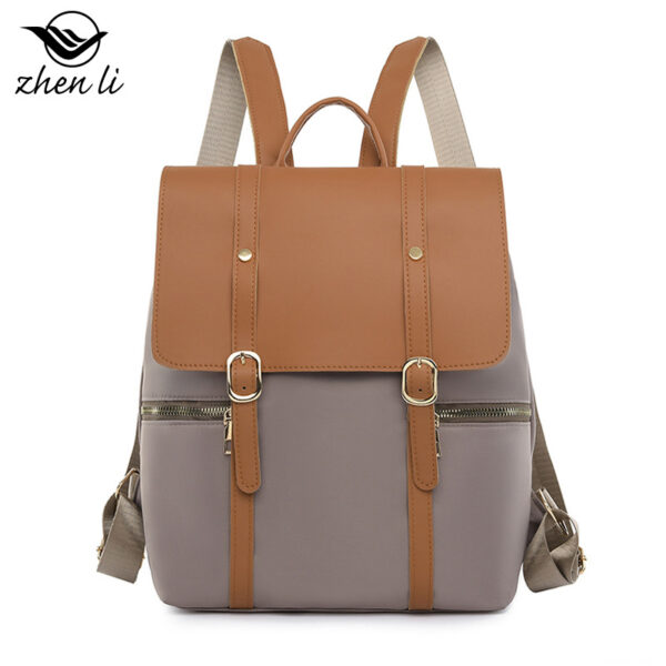 Zhenli Backpack, Niche Oxford Cloth College Style Retro Backpack for Women, Cross-border Bag Wholesale