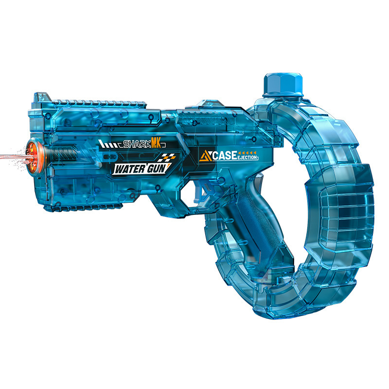 New cross-border electric water gun with exploding and deforming features, cool lighting, large capacity, fully automatic continuous firing. New cross-border electric water gun with exploding and deforming features, cool lighting, large capacity, fully automatic continuous firing.