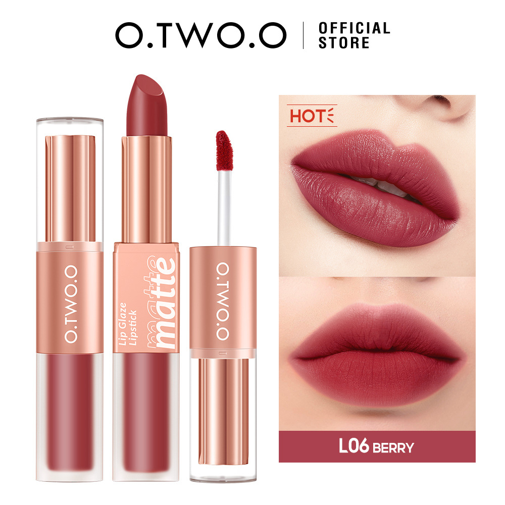 Color soft matte double-ended lip mud lipstick sc036 Color soft matte double-ended lip mud lipstick sc036