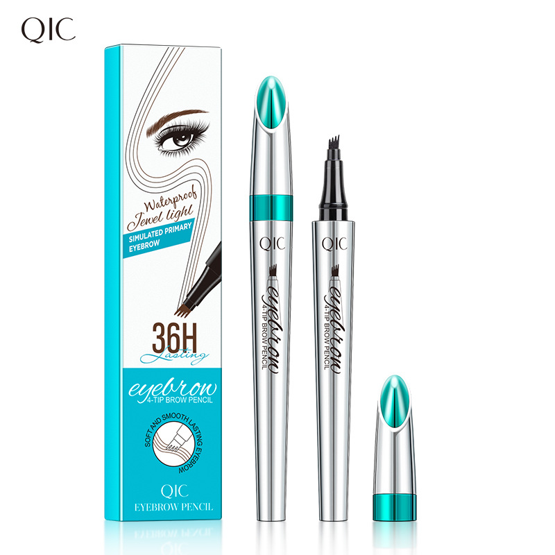 Waterproof Non-Fading Eyebrow Pencil for Natural-Looking 4-Fork Hairlines (1 g) Waterproof Non-Fading Eyebrow Pencil for Natural-Looking 4-Fork Hairlines (1 g)