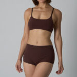 Cotton Bra Shorts, Cotton-Filled, Padded Bra for Women, Pure Cotton Shorts, Sports Bra Set