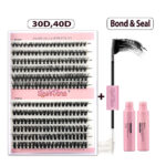 Natural Single Cluster False Eyelashes DIY Extension Set