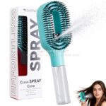 Factory direct stock of SprayHair spray comb, new cross-border product, one-click spray, anti-static, wet and dry dual-use hair smoothing comb.