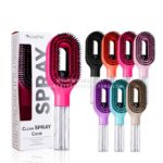 Factory direct stock of SprayHair spray comb, new cross-border product, one-click spray, anti-static, wet and dry dual-use hair smoothing comb.