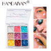 Shimmer 9-Color Sequin Eyeshadow Palette for Night Performance