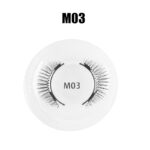 Magnetic false eyelashes set one pair magnetic magnet false eyelashes natural thick false eyelashes quantum eyelashes flatness