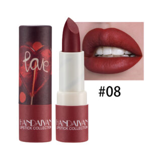 Moisturizing Matte Lipstick with Long-Lasting Color - Nude Shade