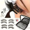 Secure Hold 5-Magnet Magnetic False Eyelashes Set - Man-made Fibers Secure Hold 5-Magnet Magnetic False Eyelashes Set - Man-made Fibers