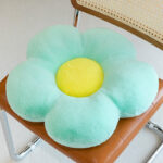 Sunflower Throw Pillow Cushions with 3 D Backrest Support