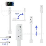 New cross-border product: Electrical Outlet Extender, bedside table extender, in stock and ready to ship.