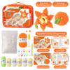 Hand-peeled orange recipe kit (with English illustrations)