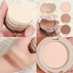 Capel 3-Layer Sandwich Eyeshadow Bento Box - Shimmery Pearl Matte Contouring Side Shading Earth Tones Affordable Student Eyeshadow