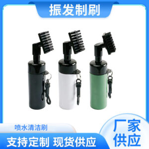 Push-Type Water Spray Golf Club Cleaning Brush for Grooves